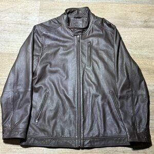 Brown Rodd and Gun 100% Genuine Leather Jacket 2XL